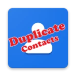 duplicate contacts android application logo